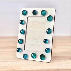 Bejeweled Photo Frame Handcrafted NWT